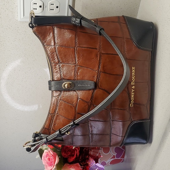 Dooney & Bourke Handbags - DOONEY & BOURKE croc Embossed leather